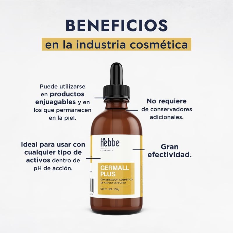 Hebbe - Germall Plus Conservador Líquido de Amplio Espectro para