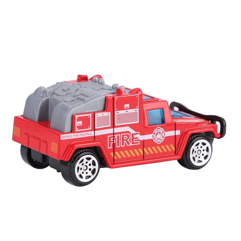 6pcs 1:64 Engineering Car Model Alloy Simulation Vehicle Car Model