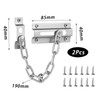 Door Chain,2PCS Door Chain Lock,Heavy Duty Safety Chain Door Lock