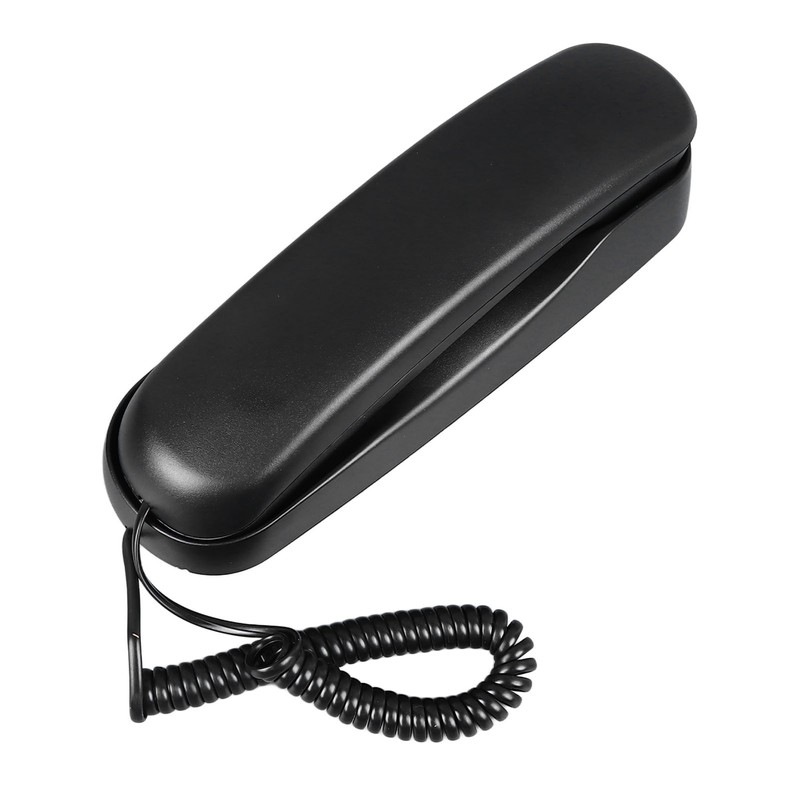 Wall Mountable Telephone Multifunctional Clear Sound Corded Landline Phone for