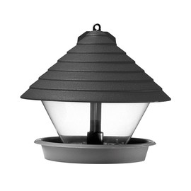 Hammarplast 9325409 Bird Feeding House 27 cm Black or Green, 1, Black