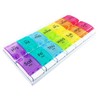 JFA Medical Weekly Pill Box Organiser/Reminder for Medicines Supplements, Vitamins,