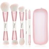 START MAKERS Brochas de Maquillaje, Set de Brochas Rosadas de