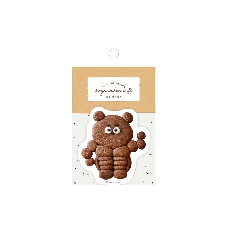 Furukawa Paperwork Sticker Kogumaton Bear Muscle QZ71
