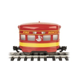 Bachmann Trains - EGGLINER Powered Track Vehicle - FIRE Rescue - Large G Scale