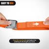 Nilight Motorcycle Tie Down Straps 1.5”×8’ Heavy Duty Cambuckle with