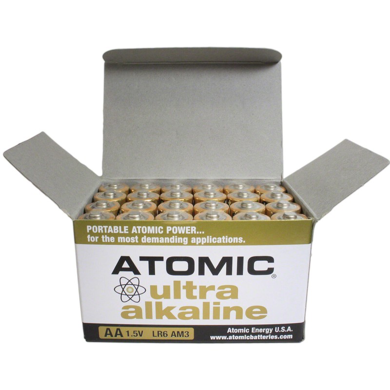 Atomic AA Battery LR6 AM3 Ultra Alkaline High Performance Batteries