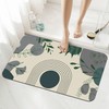 Zynthor Boho Bath mats Quick Dry Absorbent Bath Rugs Rubber