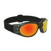 Bikershades Motorcycle Safety Goggles Foam Padded Men Women Large Coverage