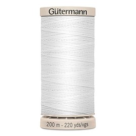 Gutermann Quilting Thread 220 Yards-White (738220-5709)