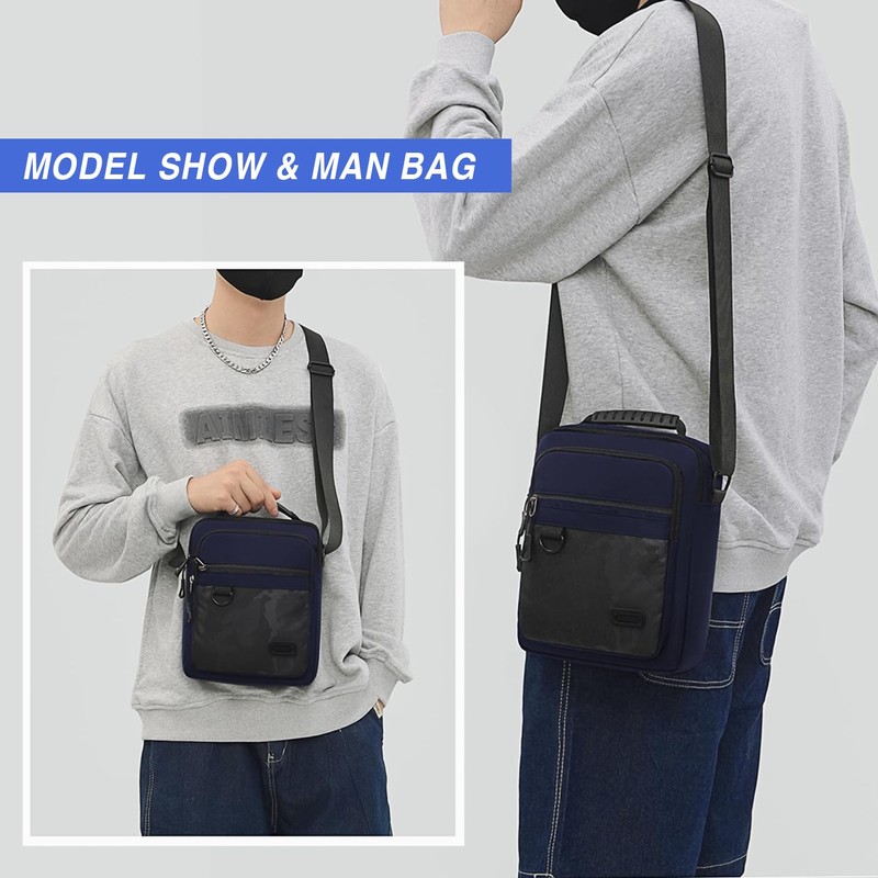 VOLGANIK ROCK Cross Body Bag - Lightweight Nylon Small Bag