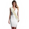 Vrogadso Just Married Sash with Gold Glitter Letters