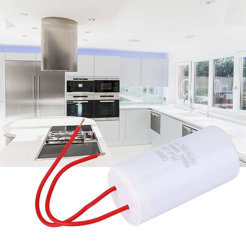 Capacitor CBB60 Start Capacitor 25uF 450VAC for Household Electrical Appliances