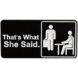 Balanced Co. That's What She Said Enamel Pin Michael Scott Pin