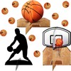 24 Pieces Basketball Centerpieces Basketball Table Decorating Slam Party Supplies