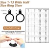 LUTER 11-Piece Jewellery Ring Sizer Tools Set, Ring Mandrel, Ring