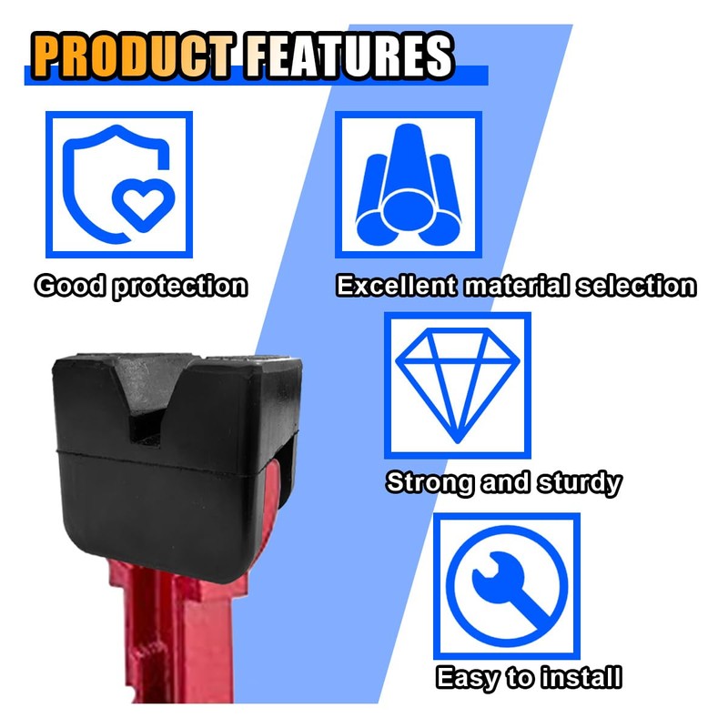 Jack Pad Adapter, Rubber Floor Jack Stand Pads, Universal Heavy
