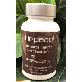 RAPID CELL THERAPY HEPACOL 45 Capsules/Bottle to Enhance Healthy Liver Function