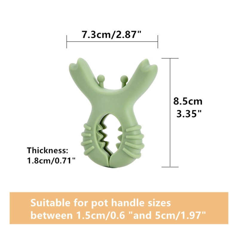 4Pcs Pot Spoon Rest Holder,Spatula Rack,Silicone Crab Pot Lid Support,Multipurpose