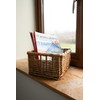 Arthur Cameron Rectangular Wicker Storage Basket 29x25x15cm (Distilled Brown)