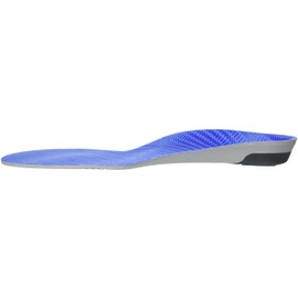 Superfeet Athletic Shock Absorbing Insoles for High Impact Activities, Blue, SM (US Men's 5.5-8, Women's 6.5-9)
