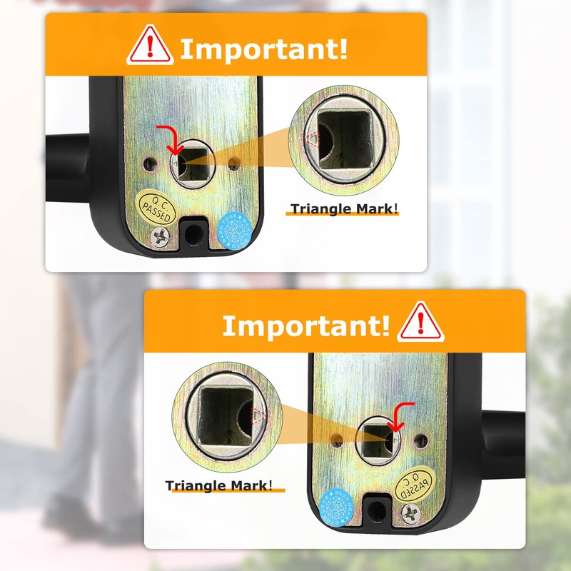 New Upgrade Double Sided Keypad Door Lock with Adjustable Deadlatch