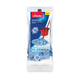 Vileda Repuesto de Cloth Mop, Trapeador Microfibra Premium para Limpieza del Hogar