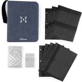 Hibana: Jewelry Storage Travel Edition - Steele - Portable Zipper Binder, Anti-Tranish Ziplock Pouches, Organization & Storage for 20pcs, 9.5x7x2