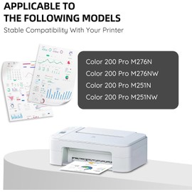 131A Toner Replacement for HP 131A Toner Cartridge 4 Pack for HP Laserjet Pro 200 Color MFP M276nw M251nw Toner (Black, Cyan, Magenta, Yellow)