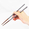 Kurabi Chopsticks & Chopsticks Rest Set, Dishwasher Safe, 9.1 inches