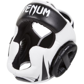 Venum Challenger 2.0 Headgear, Black/White, One Size