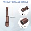 sourcing map 5pcs Magnetic Nut Driver 8mm Hex Drive Socket