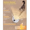 Wireless Cat Water Fountain [with Stainless Steel Tray], 84oz/2.5L Pet