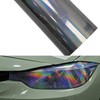 NewL Car Headlight Tint Sticker Chameleon Perforated Vinyl Film Car