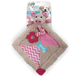 ALL FOR PAWS Little Buddy Blanky Piggy Dog Plush Toy, 2.8 kg Multi