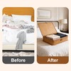 2 Pcs Lidded Seagrass Baskets, Boho Rattan Closet & Makeup