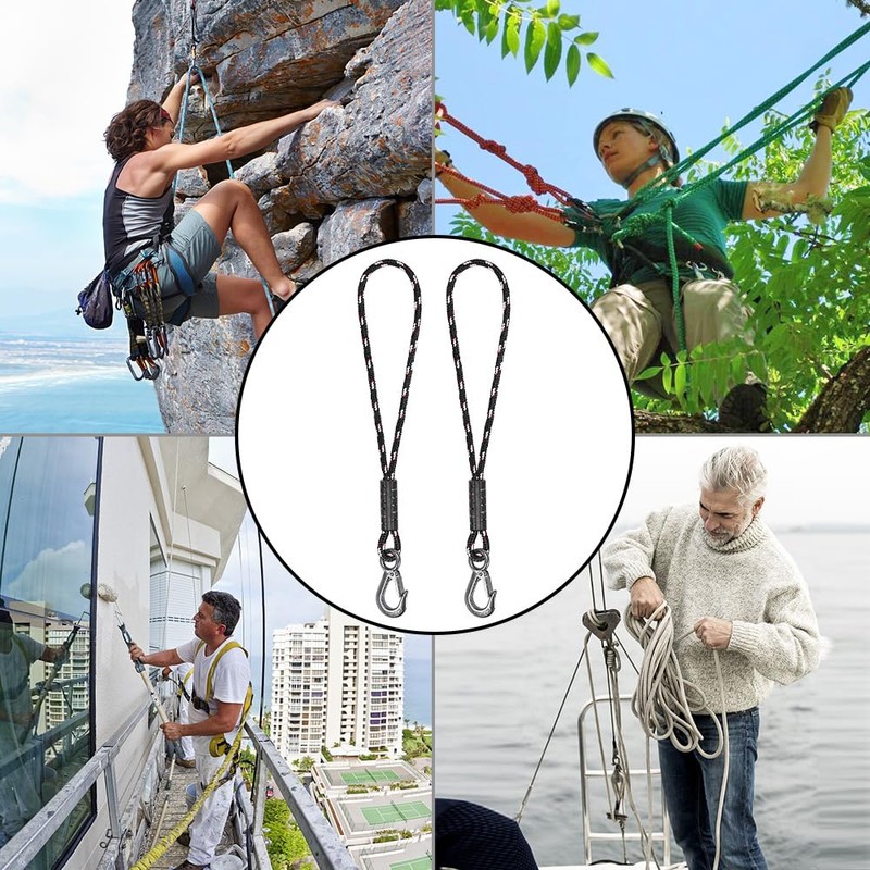 BeneLabel 2pcs Tree Swing Rope, 50cm Hammock Strap Hanging Kit