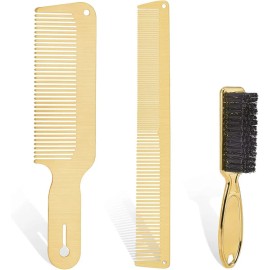 Peine De Acero Inoxidable Para Barbera                                                                                                                