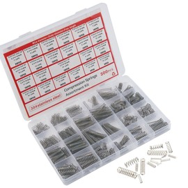Refoiner 圧縮スプリング セット コイルスプリング 小型ばね 300PCS 圧縮スプリング詰め合わせキット DIY 修理 試作 実験 機構 メンテナンス 修理部品 ホビー向け 設計用 長さ10mm～30mm ステンレス製