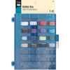 Dritz Storage, Holds 32 (Included) Bobbin Box, Blue
