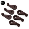 Jiozermi 60 Pcs Glass Window Retainer Clips Kit, Brown Mirror