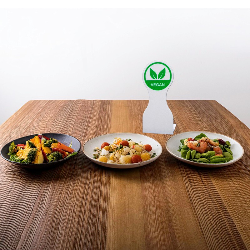 Kumetic Pack of 8 Vegan Table Stands, Plastic, 3D Printed,