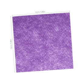 TEHAUX 50pcs Colorful Felt Fabric Sheets for Crafts Nonwoven DIY Patchwork Soft Material for Quilting Projects and Classroom Activities