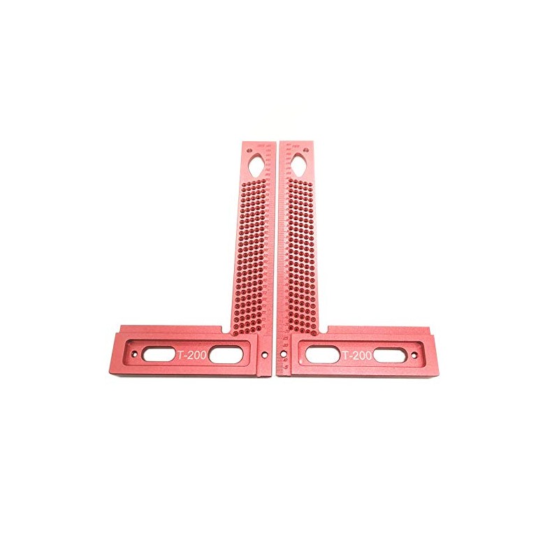 CarAngels Woodworking Ruler Gauge T-Shaped Cage Right Angle Ruler Injury