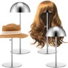 Sintuff 4 Pack Metal Hat Display Stands 12.6-20.5inch Adjustable Hat