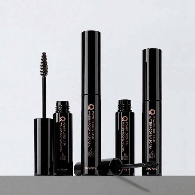 Nudique fine fiber non-smudge smudge proof mascara power long lash