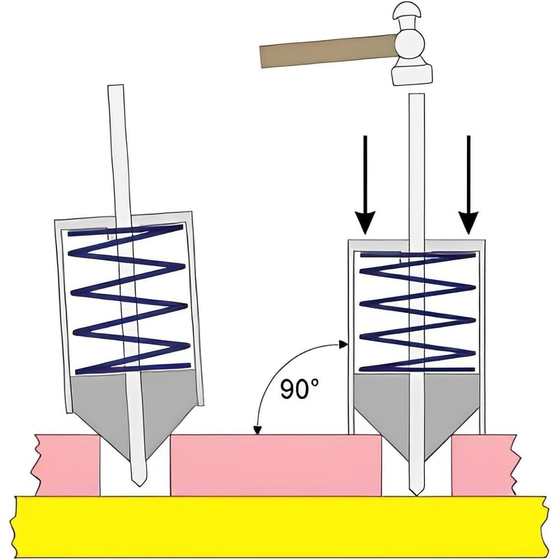 Buyohlic Universal Transfer Punch Center Aligner Punch Machine Tools ((Small