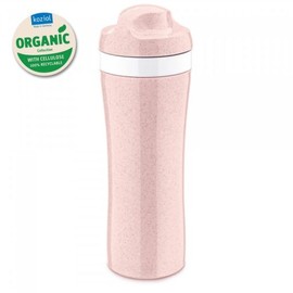 Koziol Oase Organic Water Bottle 425ml – Pink