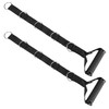 QWORK Fitness Metal Gym Handles with 5 Adjustable D-Ring Buckles