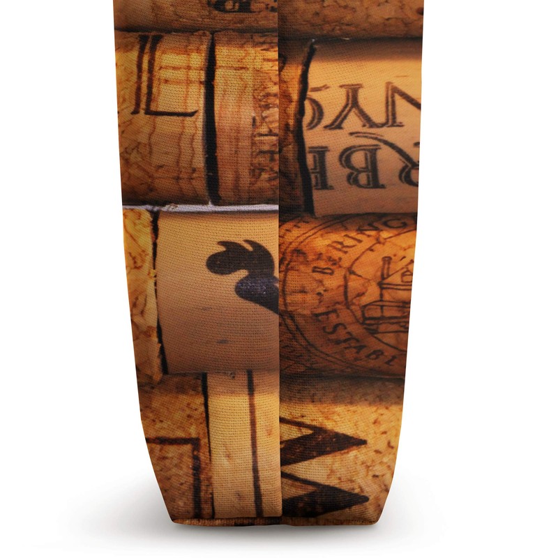 Wine Cork Photograph Pattern Tote Bag